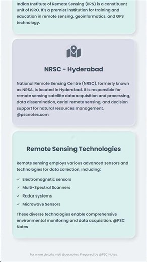 Principles and Fundamentals of Remote Sensing