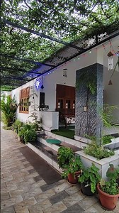 a peaceful walk up to my home. 🪴 What do you think of this entryway design?#HomeGarden #GreenLife