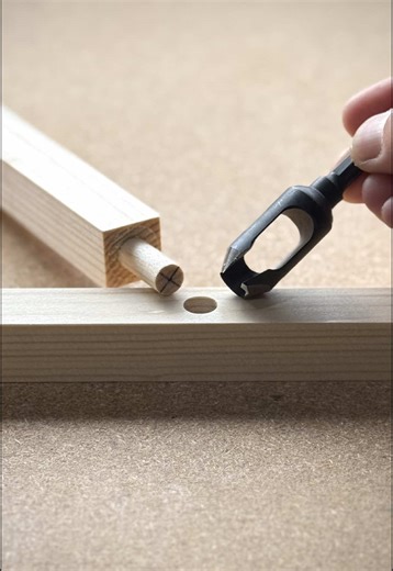 Making Round Tenons with a Plug Cutter in Woodworking