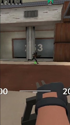 low poly minigun that i make for heavy #tf2 #teamfortress2 #mods
