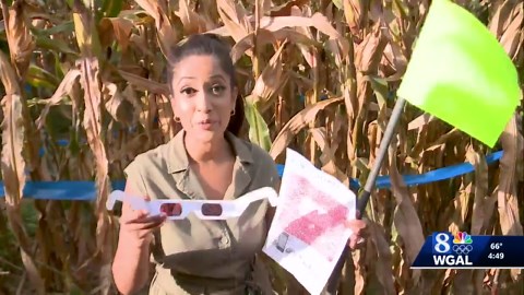 News 8's Tasmin Mahfuz and Michael Fuller took part in Maize Quest Fun Park in York County for the fall season