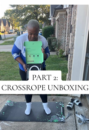PART 2: Crossrope Unboxing @Crossrope Jump Ropes THANK YOU AGAIN 💪🏾🥰 #jumprope #unboxing