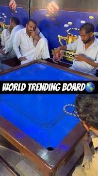 BLUE trending Carrom board world number one best #raeesahmed #shorts 🫣