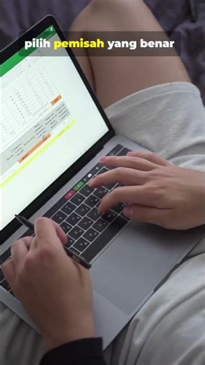 Tips import file CSV anti berantakan! #excel #spreadsheet #tutorial #exceltips #fyp #shortcut #csv