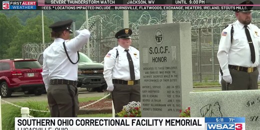 Southern Ohio Correctional Facility memorial ceremony held
