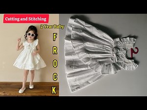 "2 Year Baby Frock" | Cutting & Stitching Tutorial | Complete Guide,