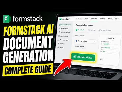 How to configure Formstack AI for document generation workflows - Detailed Guide