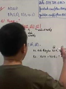 How to thể tích tứ diện [Toán 12](Câu 2d)
