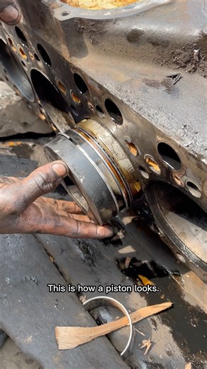 Amazing piston block removing Cylinder head
