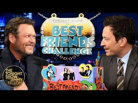 Best Friends Challenge with Blake Shelton | The Tonight Show Starring Jimmy Fallon