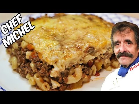 Gratin de macaronis à la viande