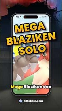 Mega Blaziken Solo in Pokémon GO