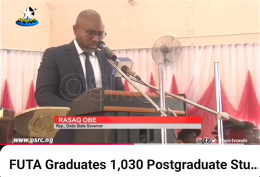 FUTA: THE POSTGRADUATE GRADUATING STUDENTS' TURN AT THE 36TH CONVOCATION ....A STORY WELL TOLD | Federal University of Technology Akure (FUTA)