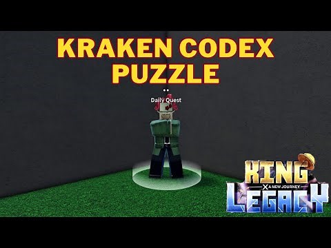 How To Solve Kraken Codex Puzzle in King Legacy | Kraken Codex Daily Quest | Third Sea