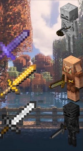 Minecraft sword vs all minecraft mobs battle#minecraft#shorts