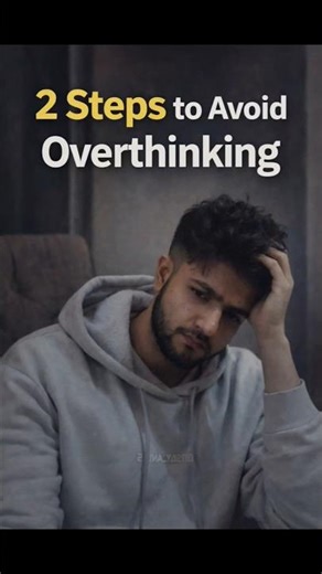 How to Stop Overthinking in 2 Steps (Works Fast)#mindset #overthinking #easy #selfimprovement