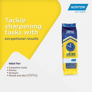 Norton Ghadi Chaap sharpening stone is your ultimate companion for superior tool performance. From sharpening carpentry tools, knives, and scissors to polishing molds and dies, it's your all-in-one solution. With premium grains ensuring quick edge sharpening and clean deburring, achieve unparalleled results every time. 🔪✨ www.nortonabrasives.com/en-in #GhadiChaap #CombinationStone #SuperiorPerformance #ToolSharpening #PrecisionFinish #VersatileTool #Carpentry #Knives #Deburring #ToolMaintenance