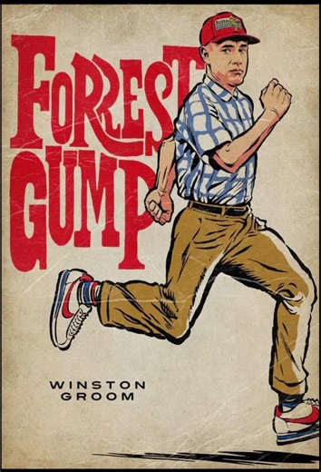 Forest Gump (1994] Forest's journey from childhood --over coming physical disabilities-- and bullying through the Vietnam War, becoming a college football star, a ping pong champion, and a business mogul, all while maintaining his love for his childhood friend Jenny. #movieposters #movie #classic #forestgump