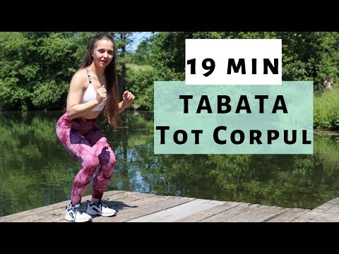 19 Min Tabata Tot Corpul | Bandă Elastică & Gantere