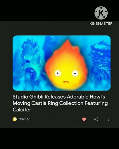 Studio Ghibli Releases Adorable Howl's Moving Castle Ring Collection Featuring Calcifer