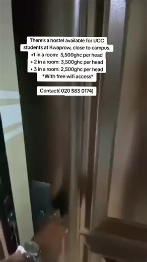 UCC Student Hostel at Kwaprow with Free Wifi