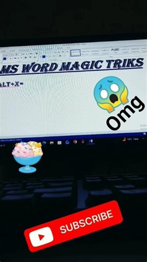 ms word me magic trick and tricks🍨🍨🍨#computertechnic #computertech #computereducation