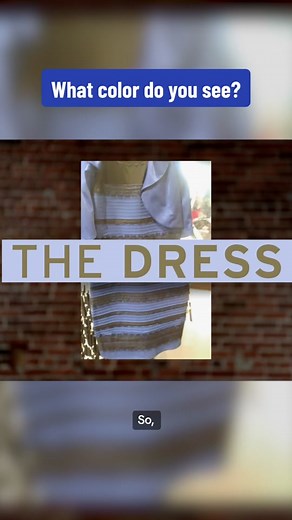 Understanding the Blue/Black vs. White/Gold Dress Debate