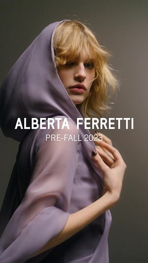 14K views · 138 reactions | Spotlight on the new Alberta Ferretti Pre-Fall 23 collection. Dense and nocturnal shades, punk touches and soft elegance, underlined by lingerie details and impeccable tailoring, come across as a kaleidoscope of feminine personalities. Discover more via link in bio. #AlbertaFerretti #PreFall2023 | Alberta Ferretti | Facebook