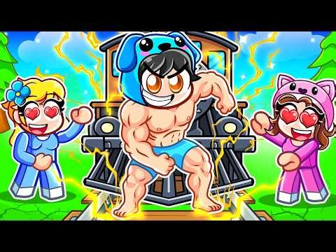 Omz Uses MAX Strength In STOP The Train Simulator in Roblox!