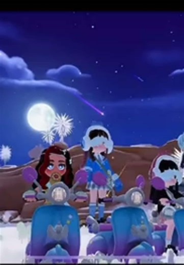 Meteor Shower Night in Heartopia with Friends