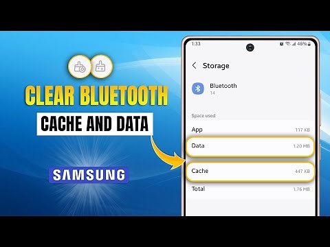 How to Clear Bluetooth Cache and Data on Samsung Galaxy | Delete Bluetooth Cache