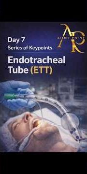 Endotracheal Tube (ETT) Made Easy || Quick & Easy || Nursing Students Must Watch