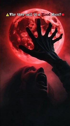 Truth behind the Red Moon - Story of Ancient East Asia?👁️ | Horror #shorts