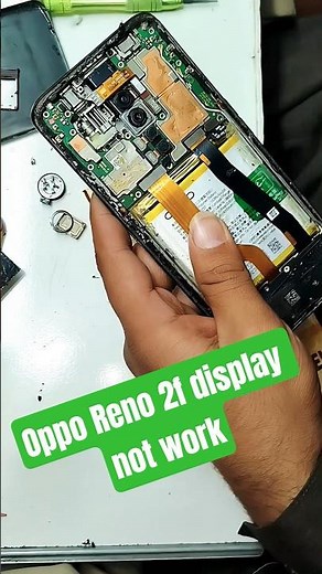 oppo Reno 2f display not work just for😇one click and problem solve⚡#mobilerepairing #repair #viral