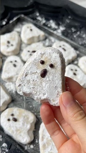 Slice & Bake Ghost Cookies!