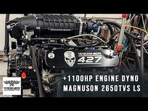 +1200HP Wegner built 427ci LS w/ Magnuson 2650TVS supercharger! | Engine Dyno