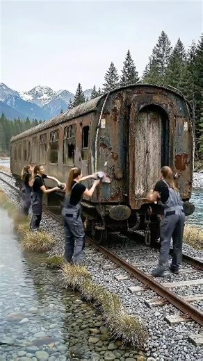 Abandoned Train Car Transformed Into A Stunning Scenic Cafe