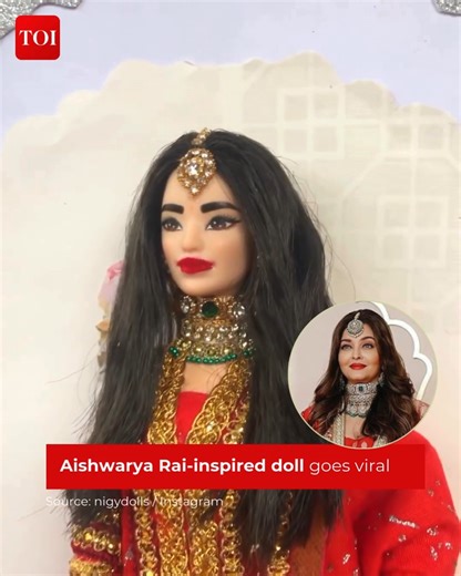 34K views · 205 reactions | An #AishwaryaRaiBachchan-inspired doll...
