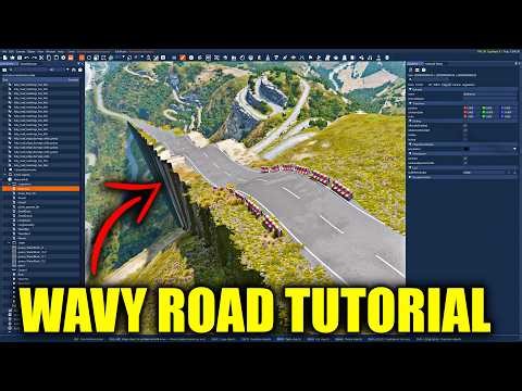 BeamNG Drive Tutorial – How to Create a Wavy Road Track (Step by Step)
