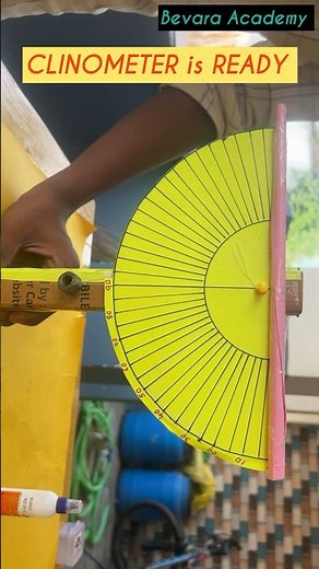 DIY-Clinometer | Making Clinometer at home #shortsfeed#shorts#maths#trigonometry