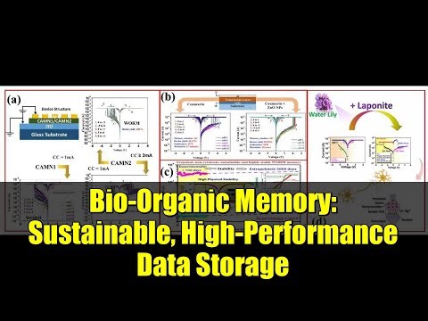 Bio-Organic Memory: Sustainable, High-Performance Data Storage