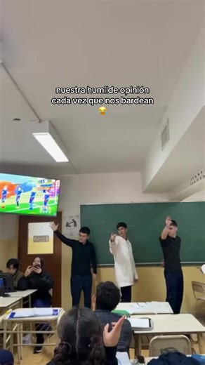 Students Showcase Dance Routine in Classroom Setting