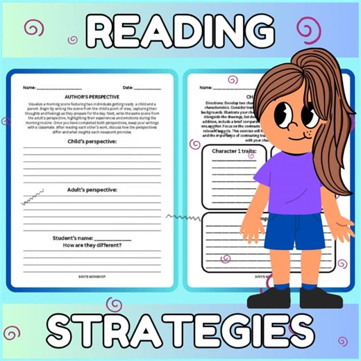 Reading and Writing Strategies for Elementary Students - Variety of Topics - ELA