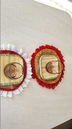 Jute Table Mats Makeover 😍 Budget to Luxury! #diy