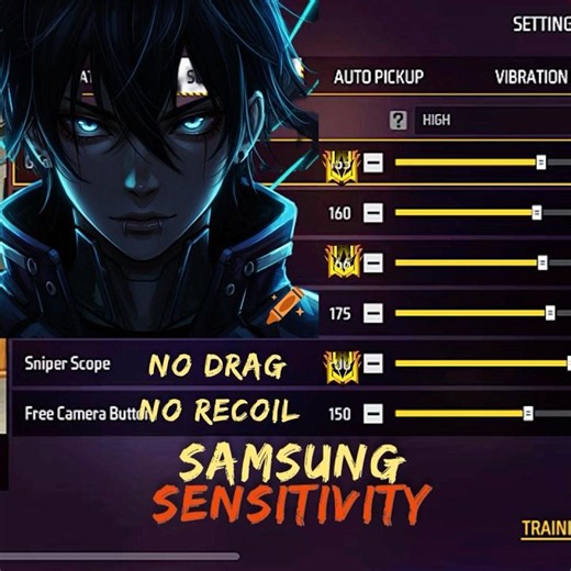 Free Fire Headshot Sensitivity 2026 | Samsung Free Fire Sensitivity | Free Fire Setting