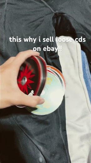 why you should sell loose cds on ebay, it takes me 30-45 sec per cd to list! #ebayseller #ebay