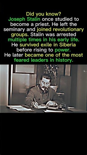 Stalin’s Unexpected Early Life Fact