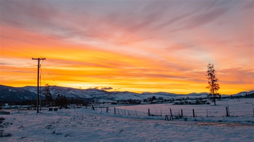 Chances for moisture tonight into tomorrow morning; warming trend starting Tuesday