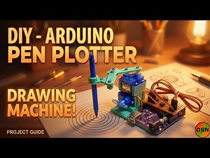 I Built a DIY Pen Plotter from Scratch! (Arduino + Custom G-code)