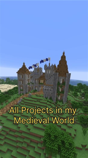 All CURRENT PROJECTS in my medieval Minecraft world 🗺⚒️